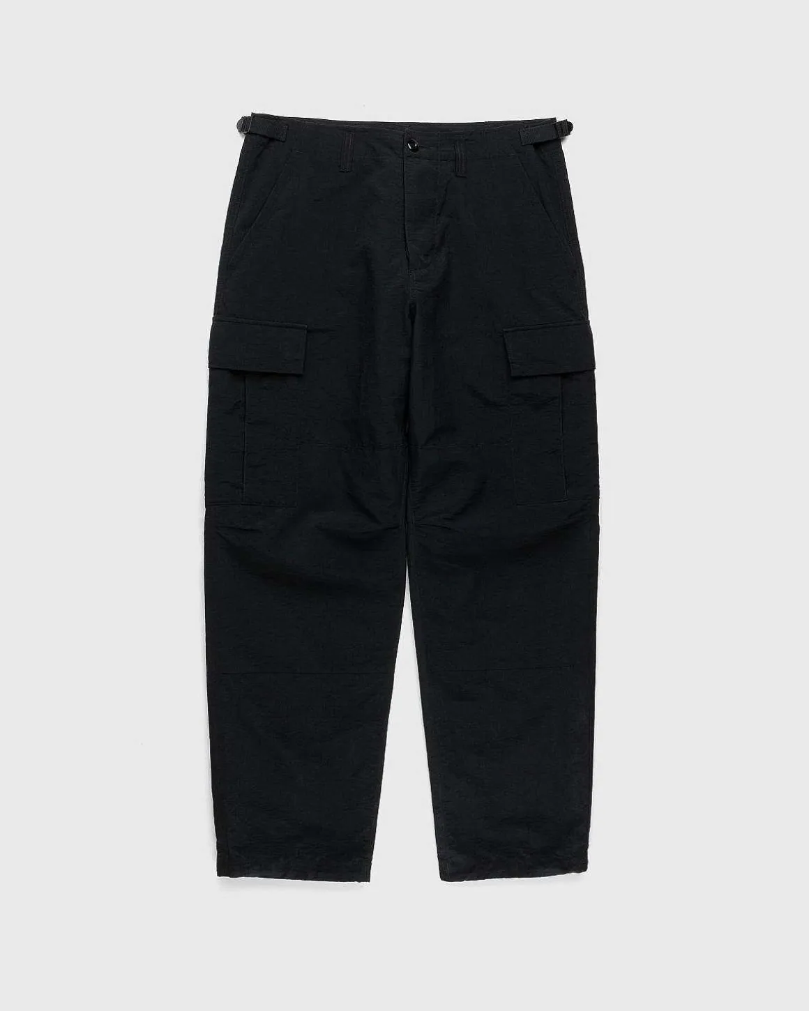 Nylon Cargo Bukser Sort