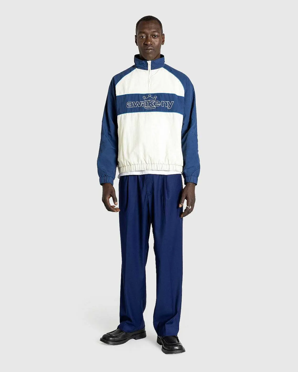 Nylon Kvart Lynlasjakke Off White