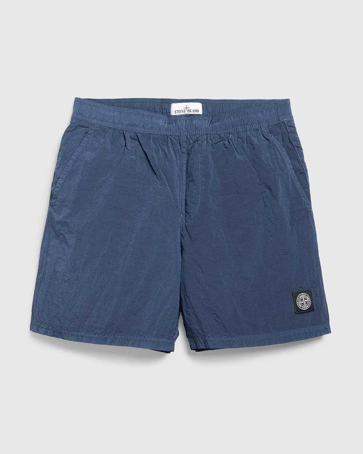 Nylon Metal Badeshorts Morkebla