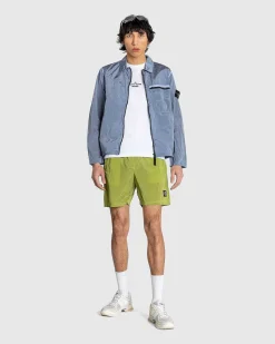 Nylon Metal Overshirt Himmelbla