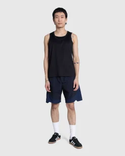 Nylon Short Sort/Morkebla