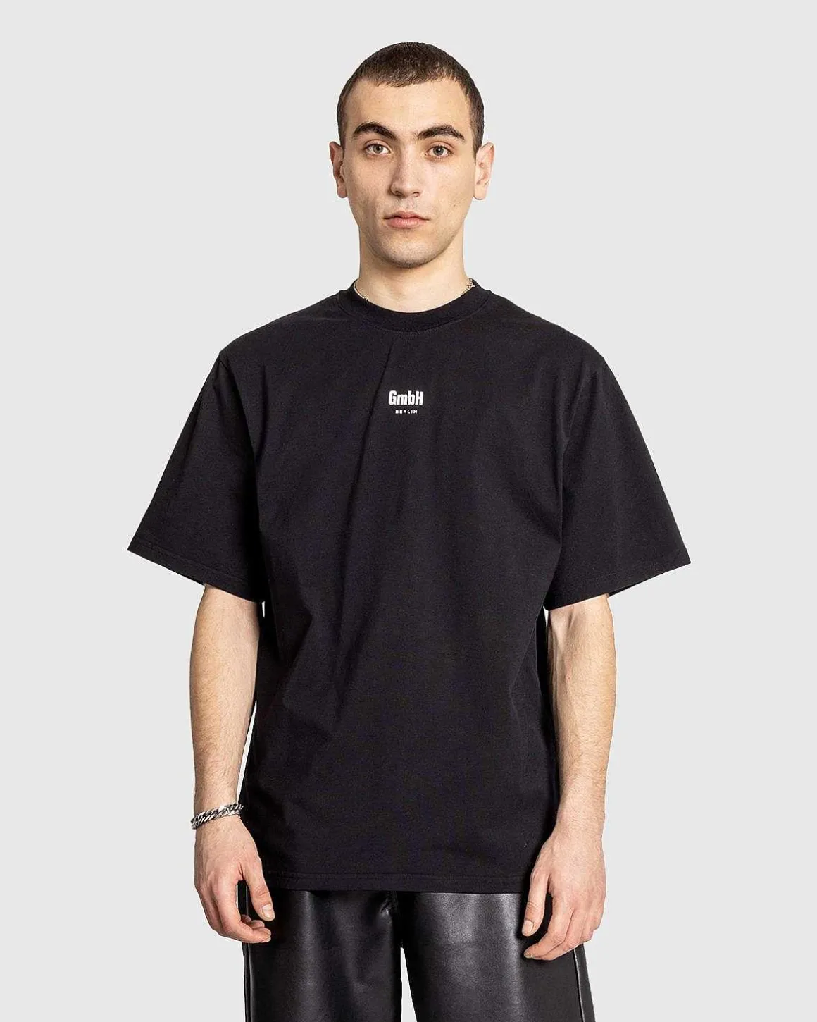 Okologisk Bomuld Jersey T-Shirt Sort