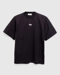 Okologisk Bomuld Jersey T-Shirt Sort