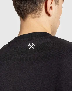 Okologisk Bomuld Jersey T-Shirt Sort