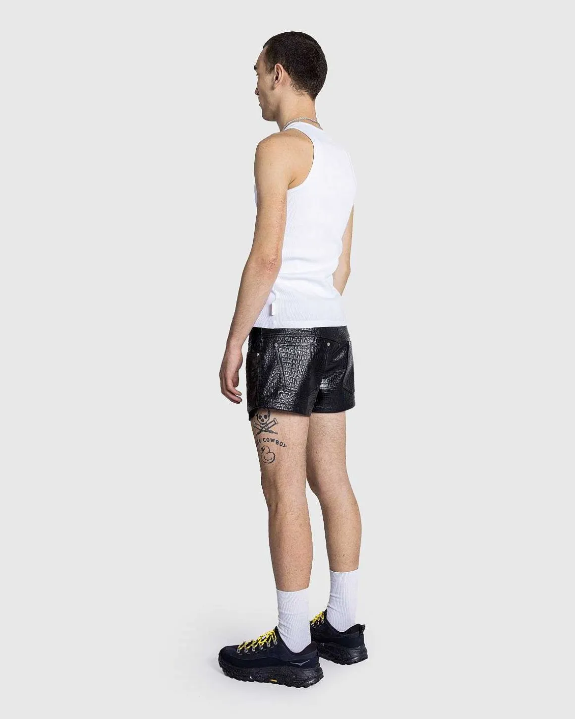 Okologisk Bomulds Rib Tanktop Hvid