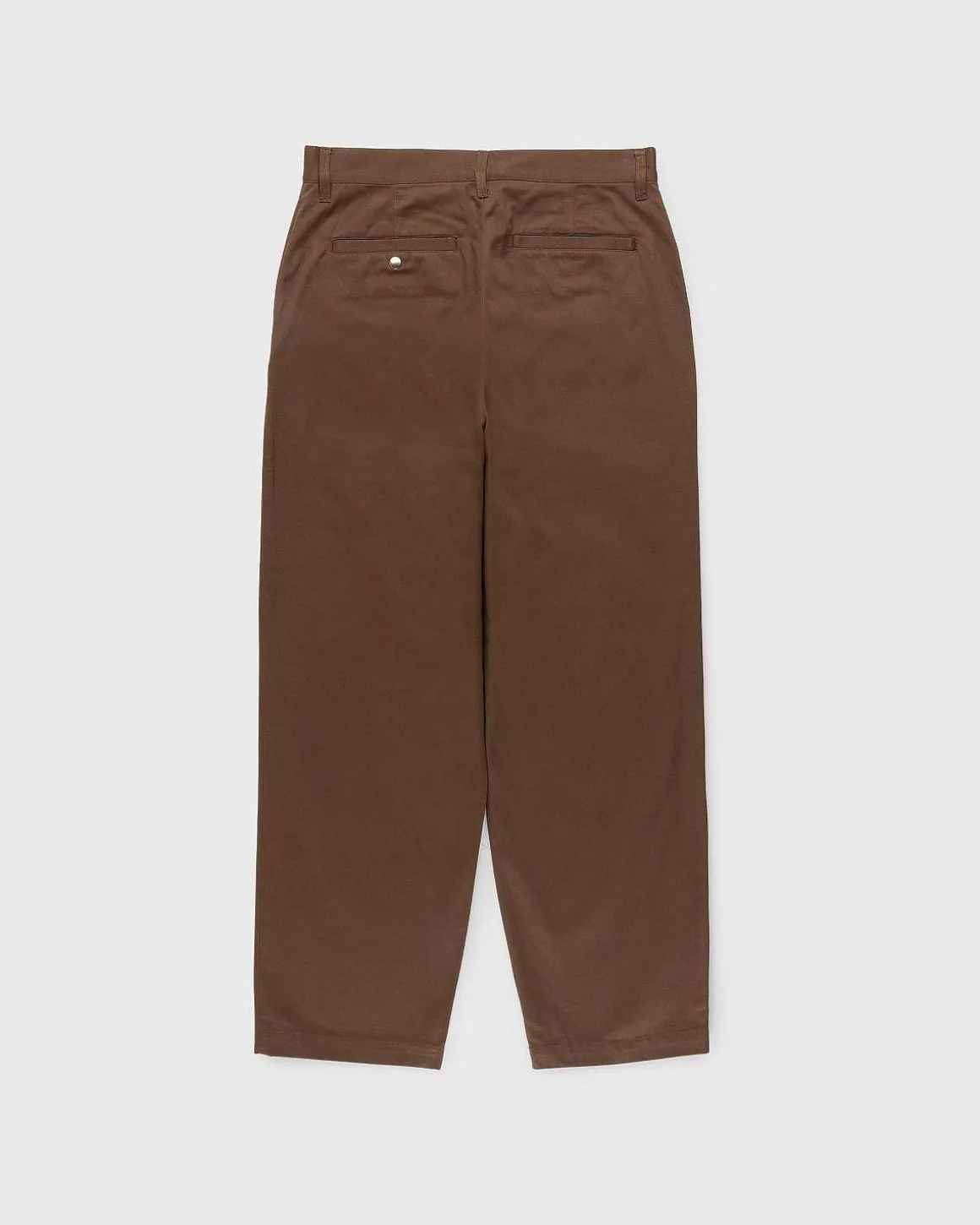 Omvendt Twill Baggy Trouser Brun