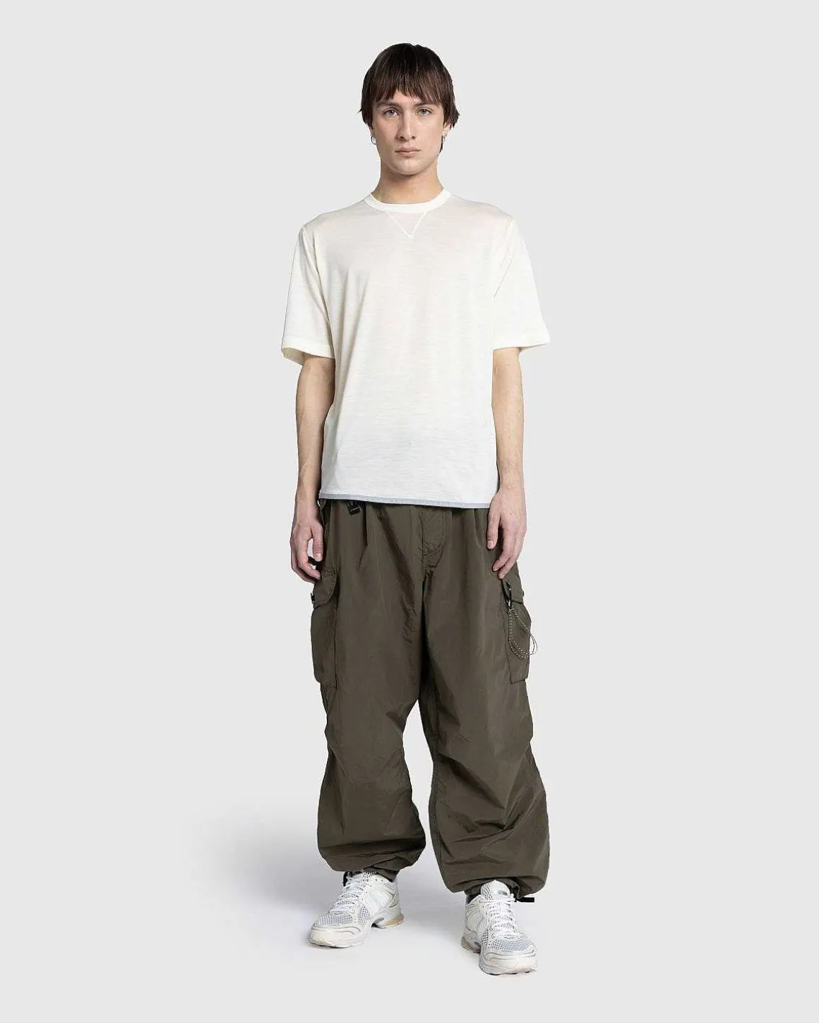 Oversized Cargo Bukser Khaki