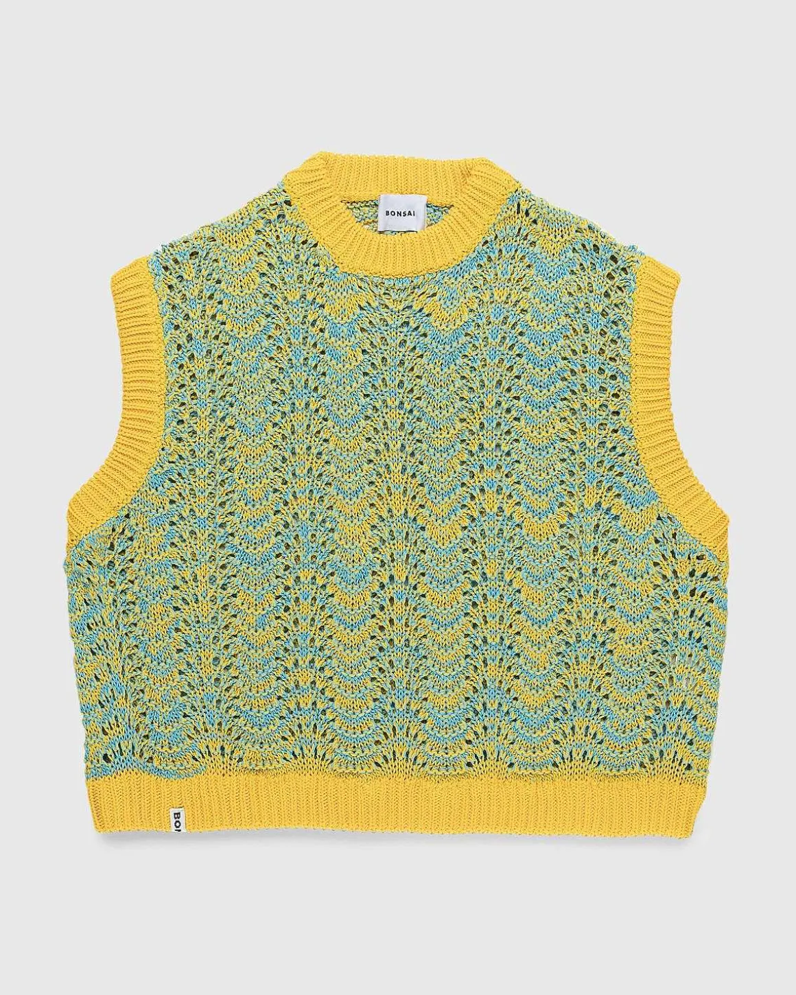 Oversized Knit Gilet Orange