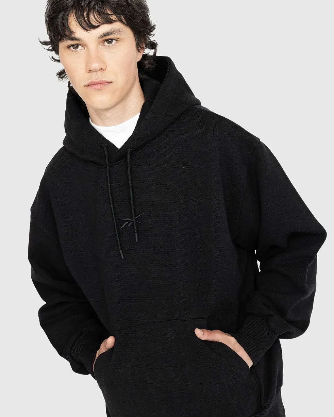 Oversized Piped Haettetroje Sort
