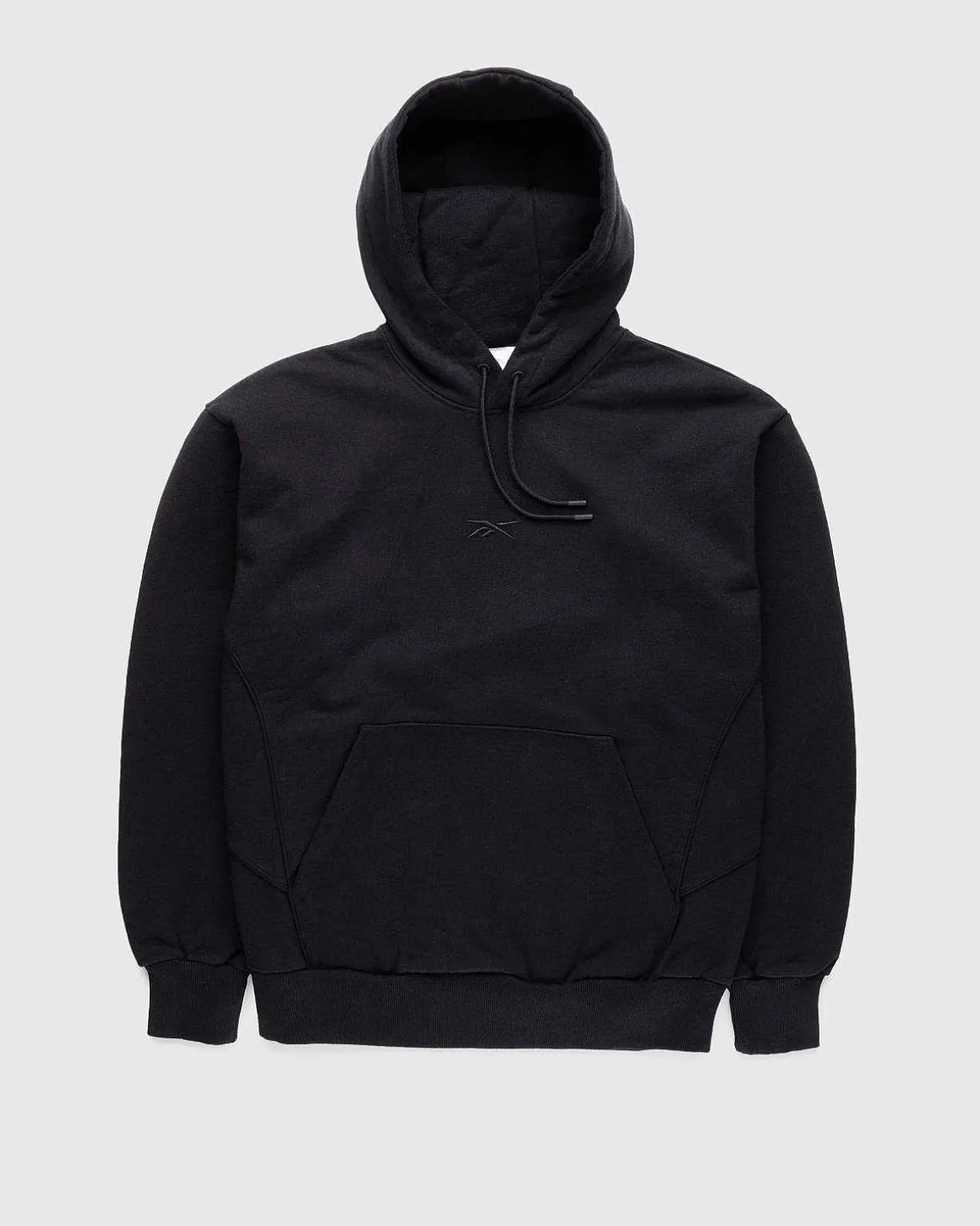 Oversized Piped Haettetroje Sort
