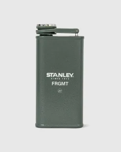 8 Oz Classic Flask Fragment Hammertone Green