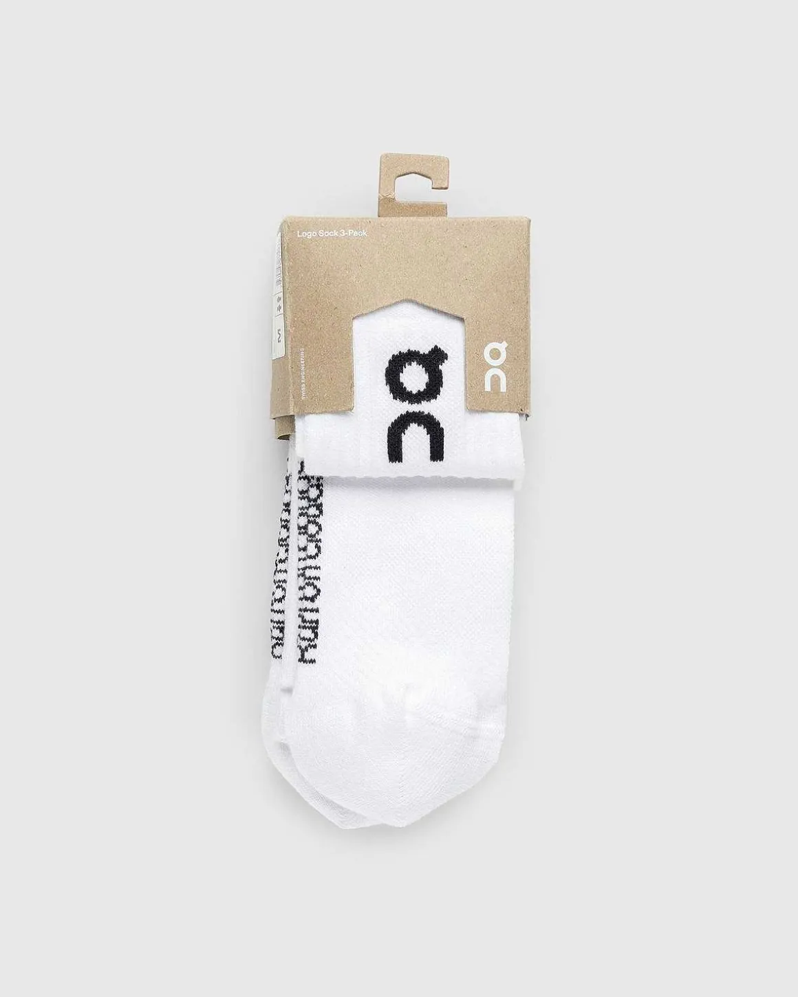 3-Pack Logo Sokker Hvide