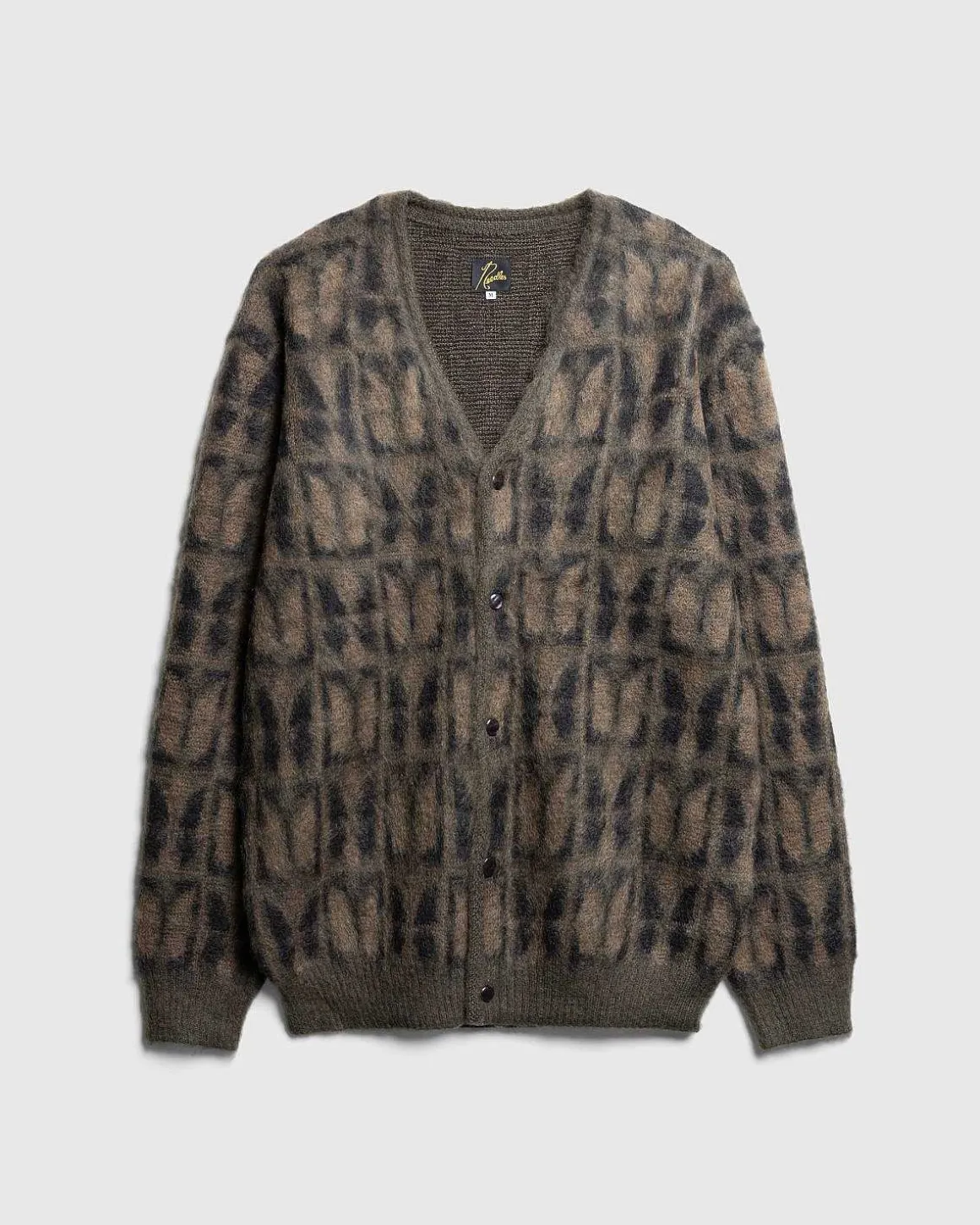 Papillon Mohair Cardigan Oliven