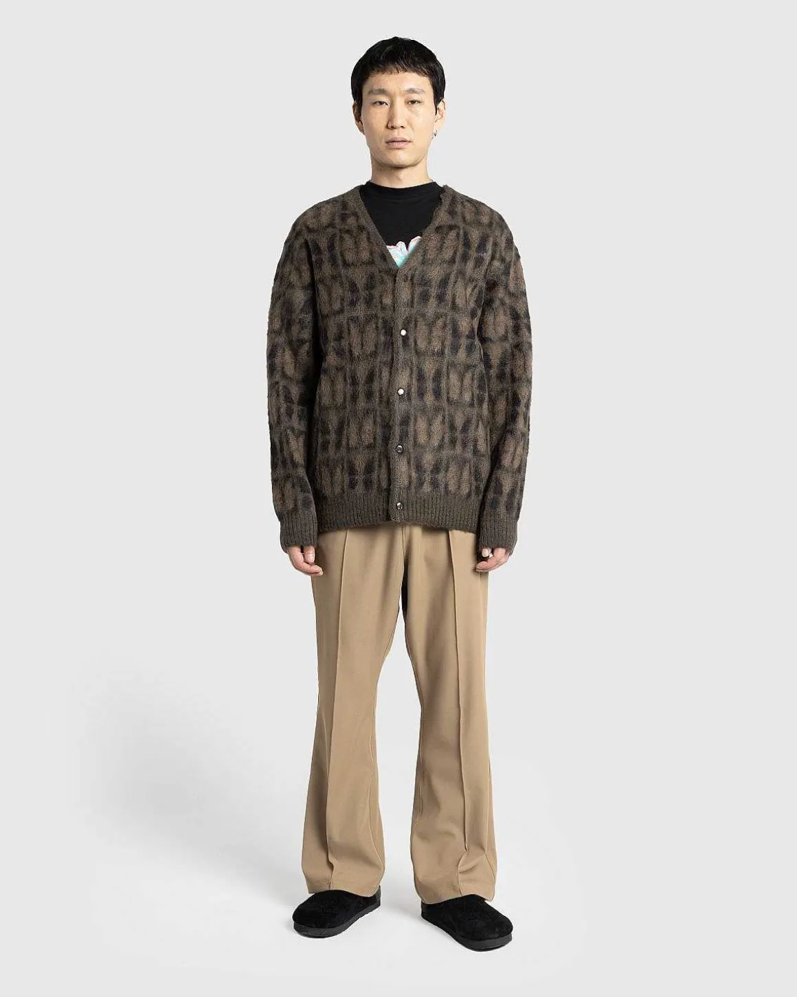 Papillon Mohair Cardigan Oliven