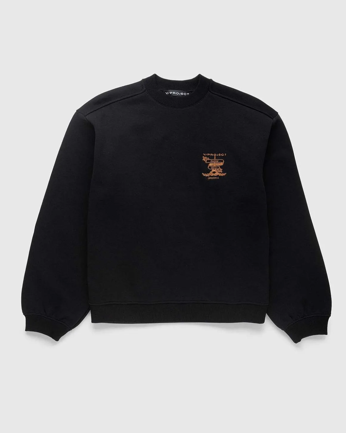 Paris' Bedste Broderede Sweatshirt Sort