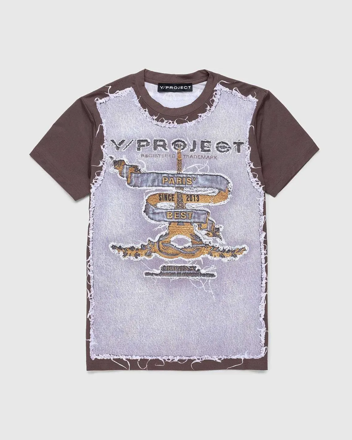 Paris' Bedste Second Skin T-Shirt Brun/Isbla