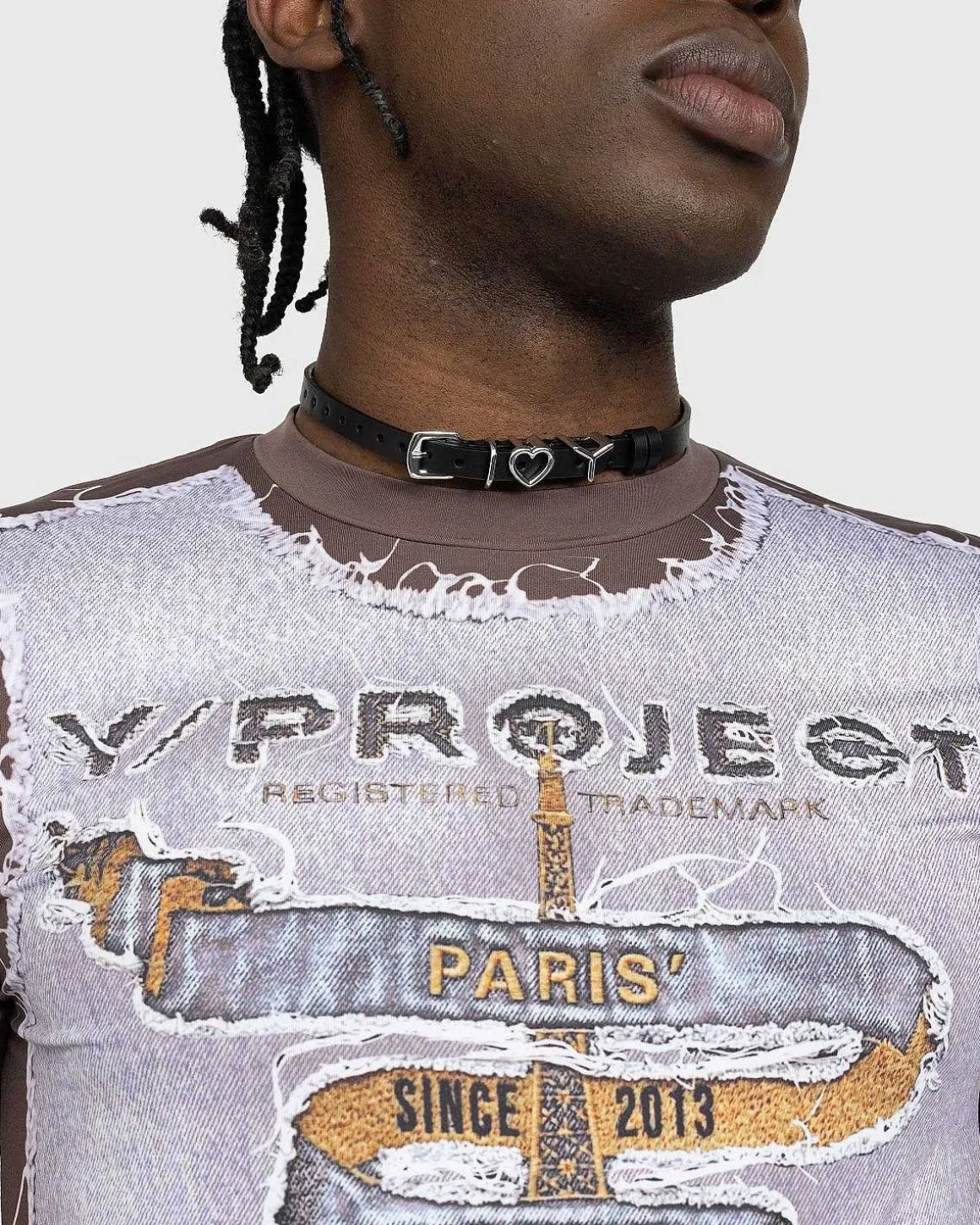 Paris' Bedste Second Skin T-Shirt Brun/Isbla