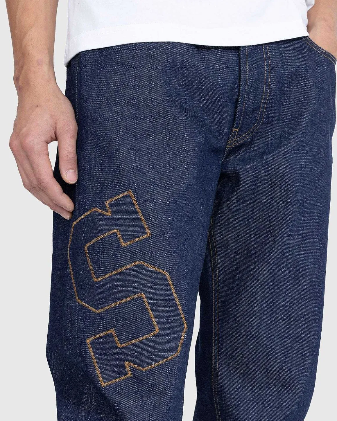 Patch Raw Denim Indigo