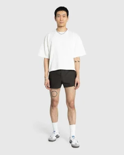 Paul Badeshorts Mork Khaki Brun