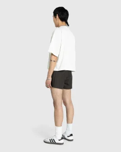 Paul Badeshorts Mork Khaki Brun