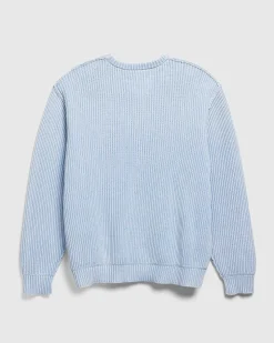 Pigmentfarvet Sweater Lysebla