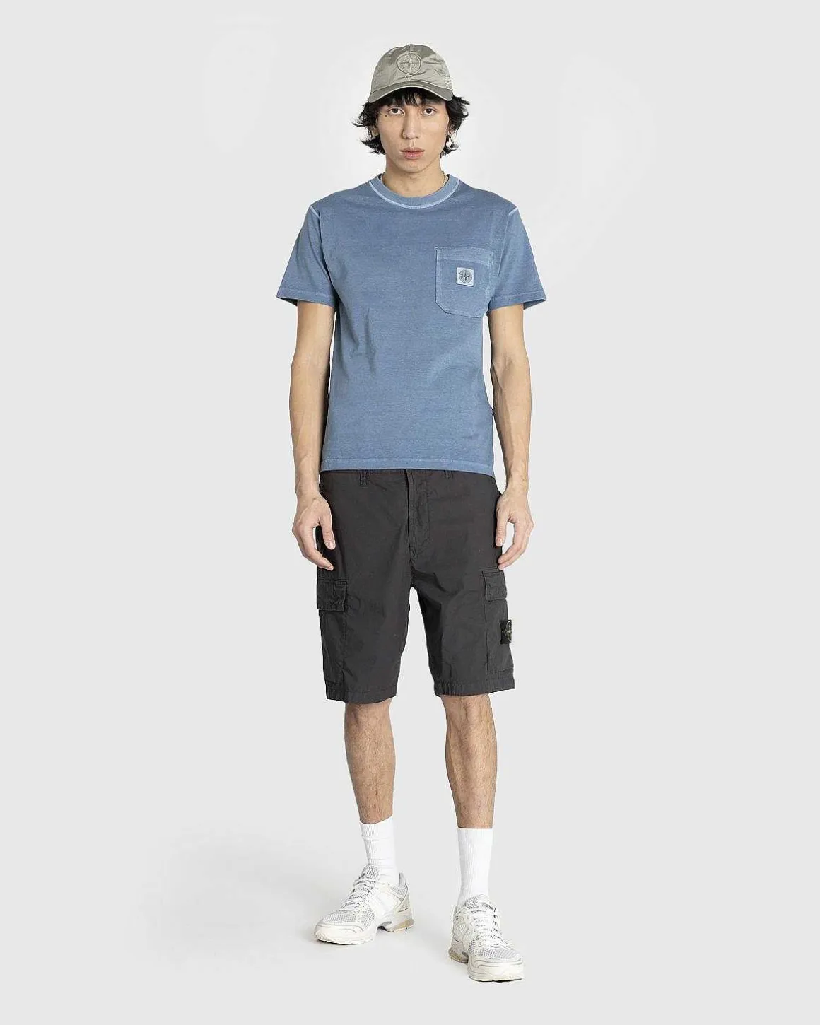 Pocket T-Shirt Morkebla