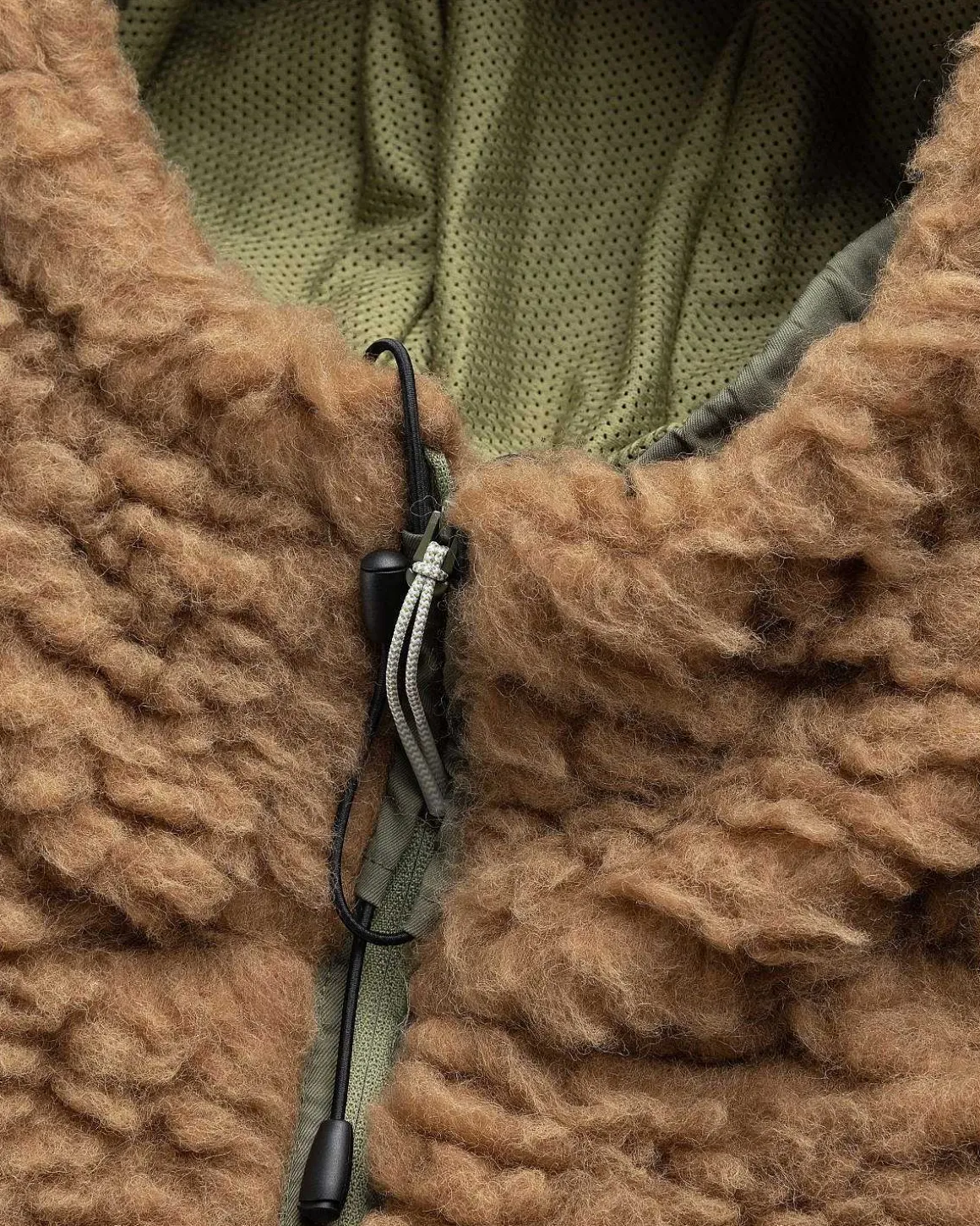 Polar Fleecejakke Camel/Olive