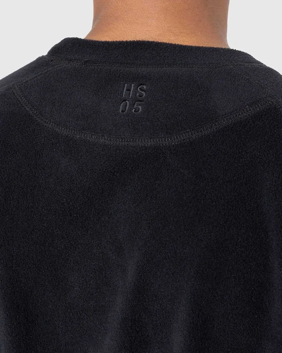 Polar Fleece Raglan Sweater Sort