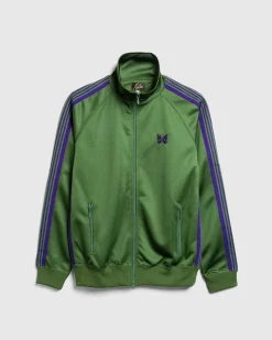 Poly Glat Traeningsjakke Ivy Green