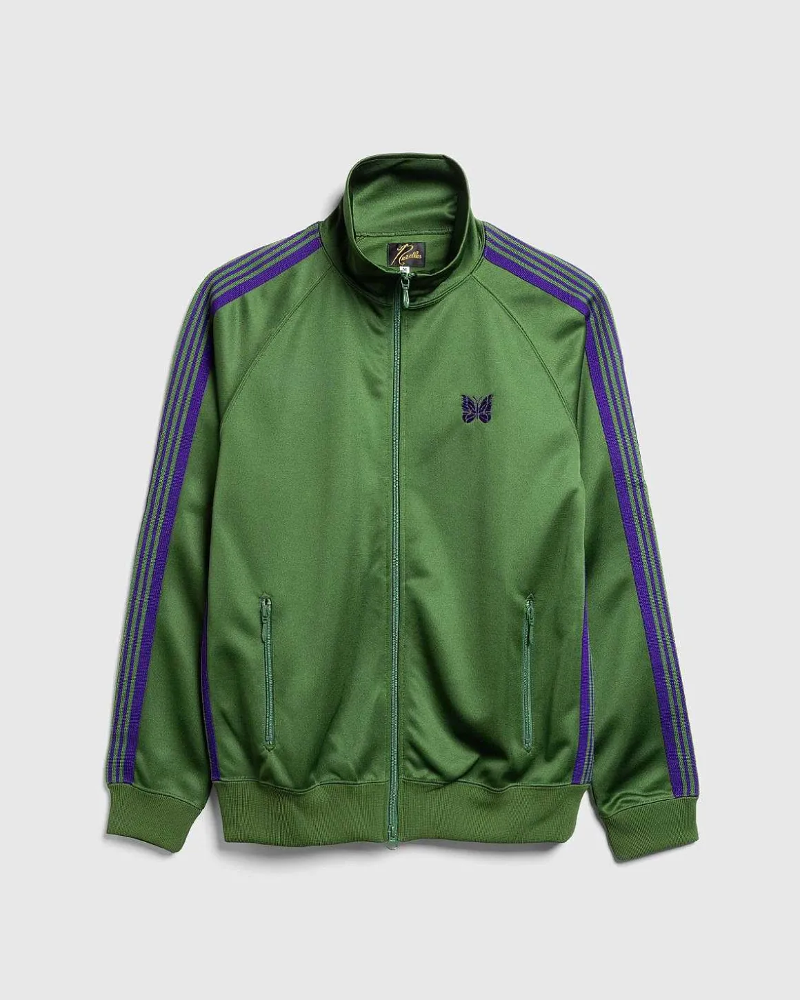 Poly Glat Traeningsjakke Ivy Green