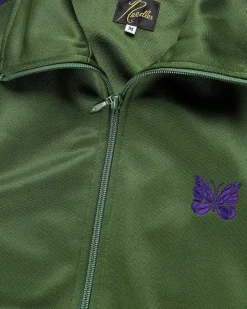Poly Glat Traeningsjakke Ivy Green