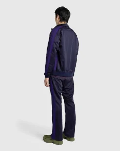 Poly Glat Traeningsjakke Navy