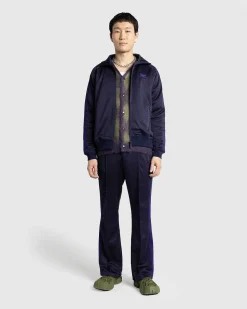 Poly Glat Traeningsjakke Navy