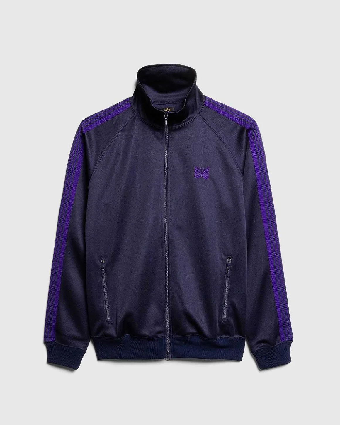 Poly Glat Traeningsjakke Navy