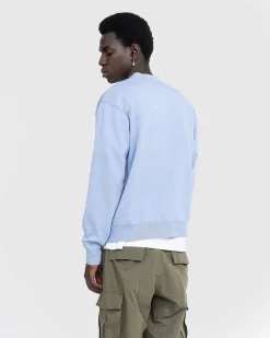 Poly Strik Cardigan Lysebla