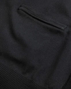 Poly Strik Cardigan Sort