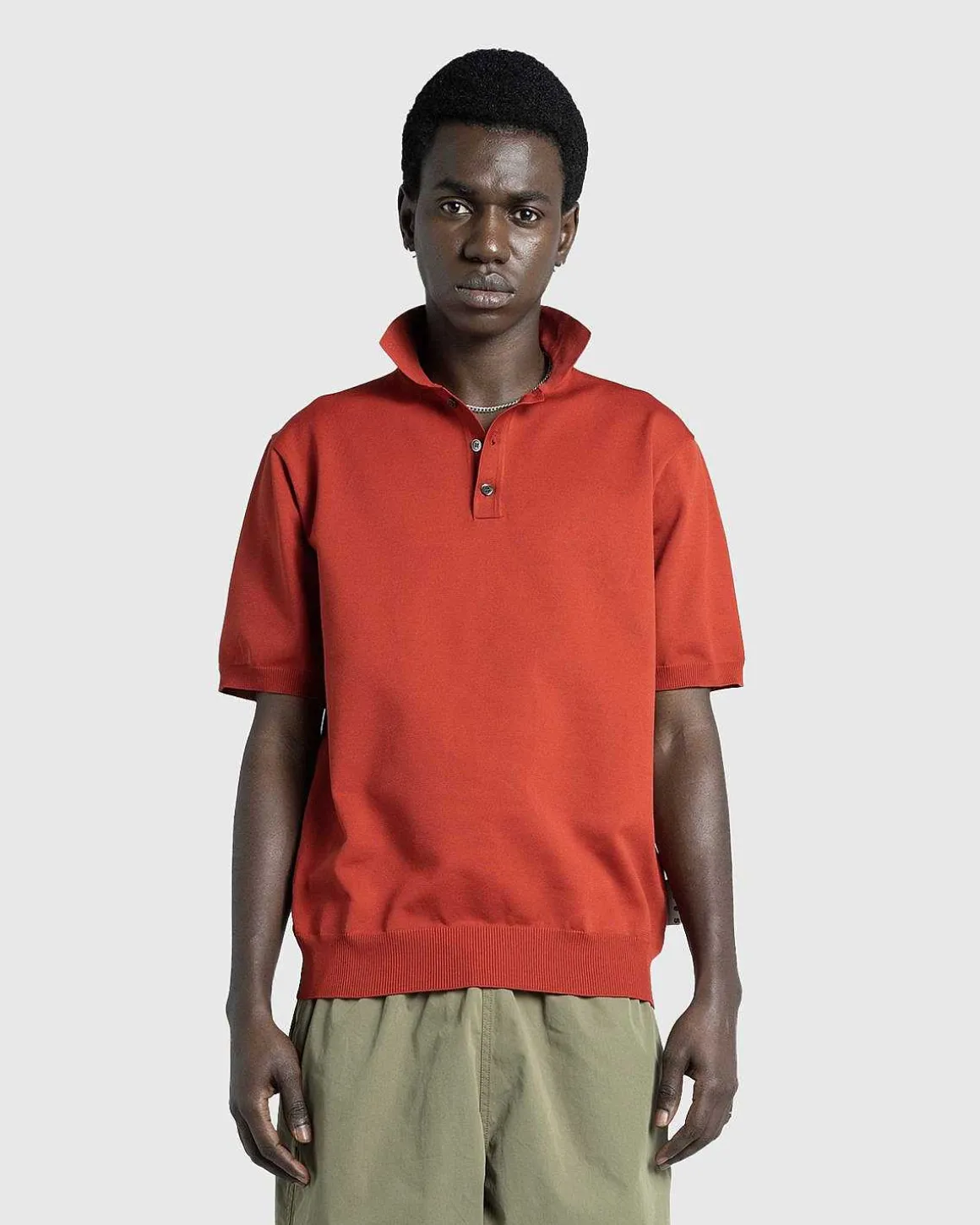 Poly Strik Polo Rubinrod