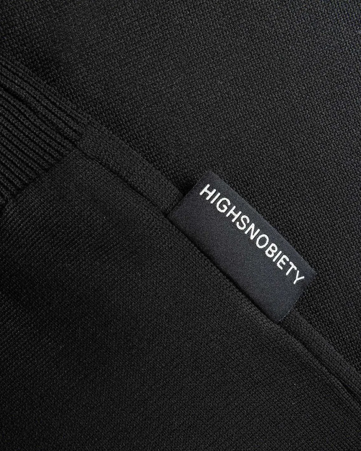 Poly Strik Sweater Vest Sort
