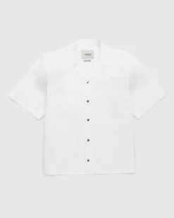 Poplin Kortaermet Skjorte Hvid