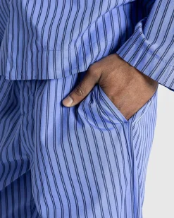 Poplin Pyjamas Bukser Boro Stripes