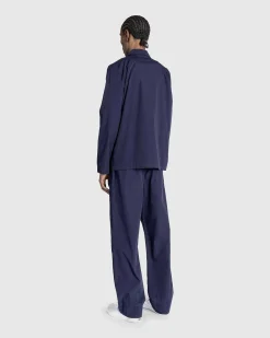 Poplin Pyjamas Bukser True Navy