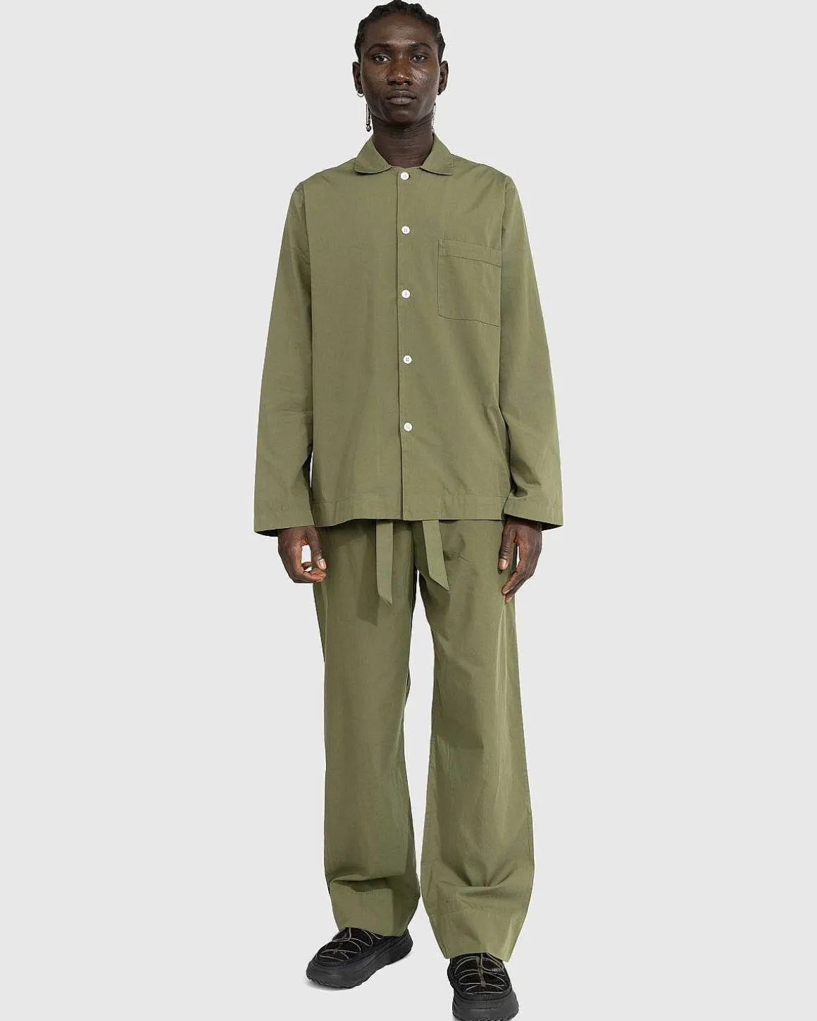 Poplin Pyjamas Bukser Willow