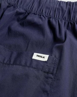 Poplin Pyjamas Shorts Aegte Navy