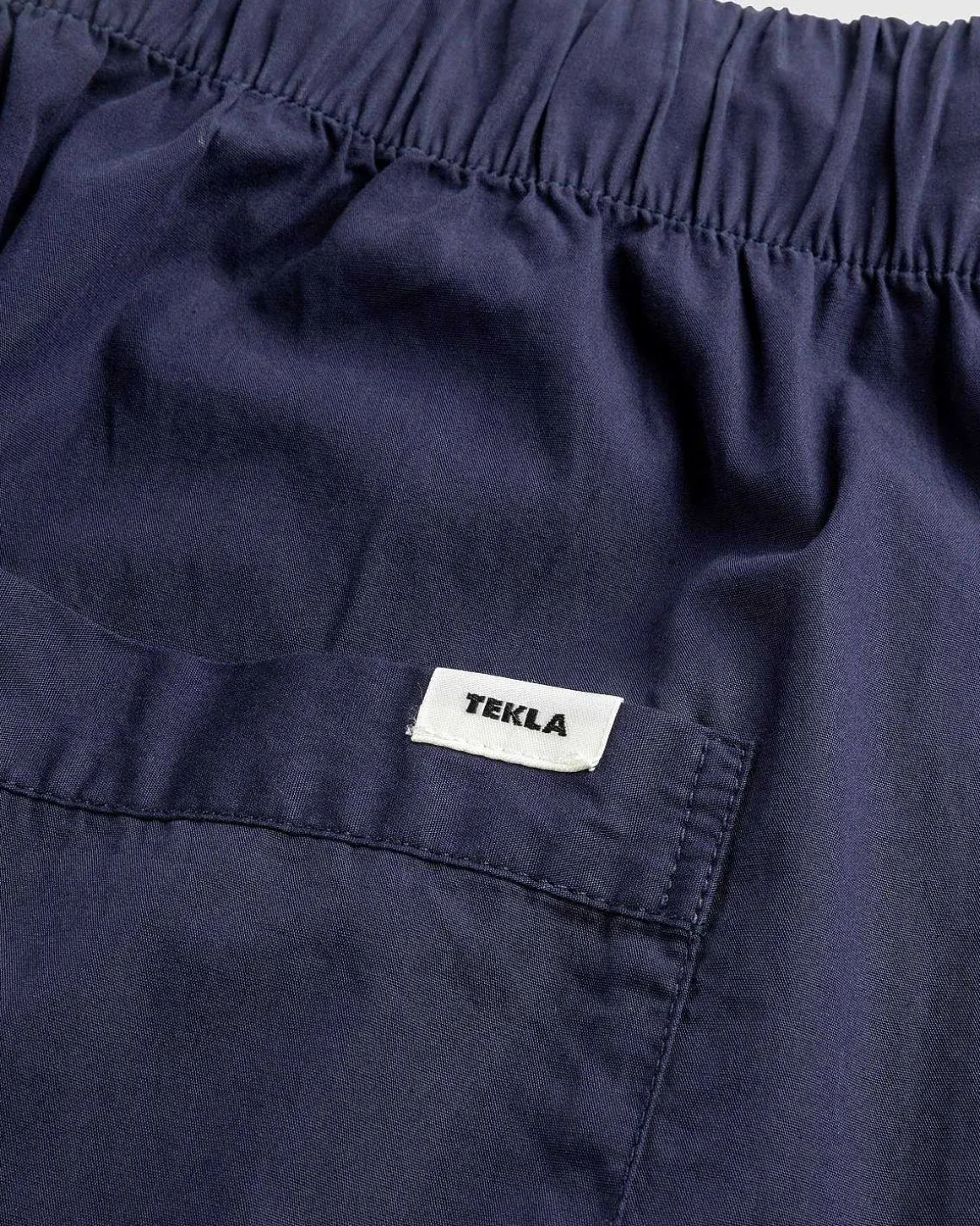 Poplin Pyjamas Shorts Aegte Navy