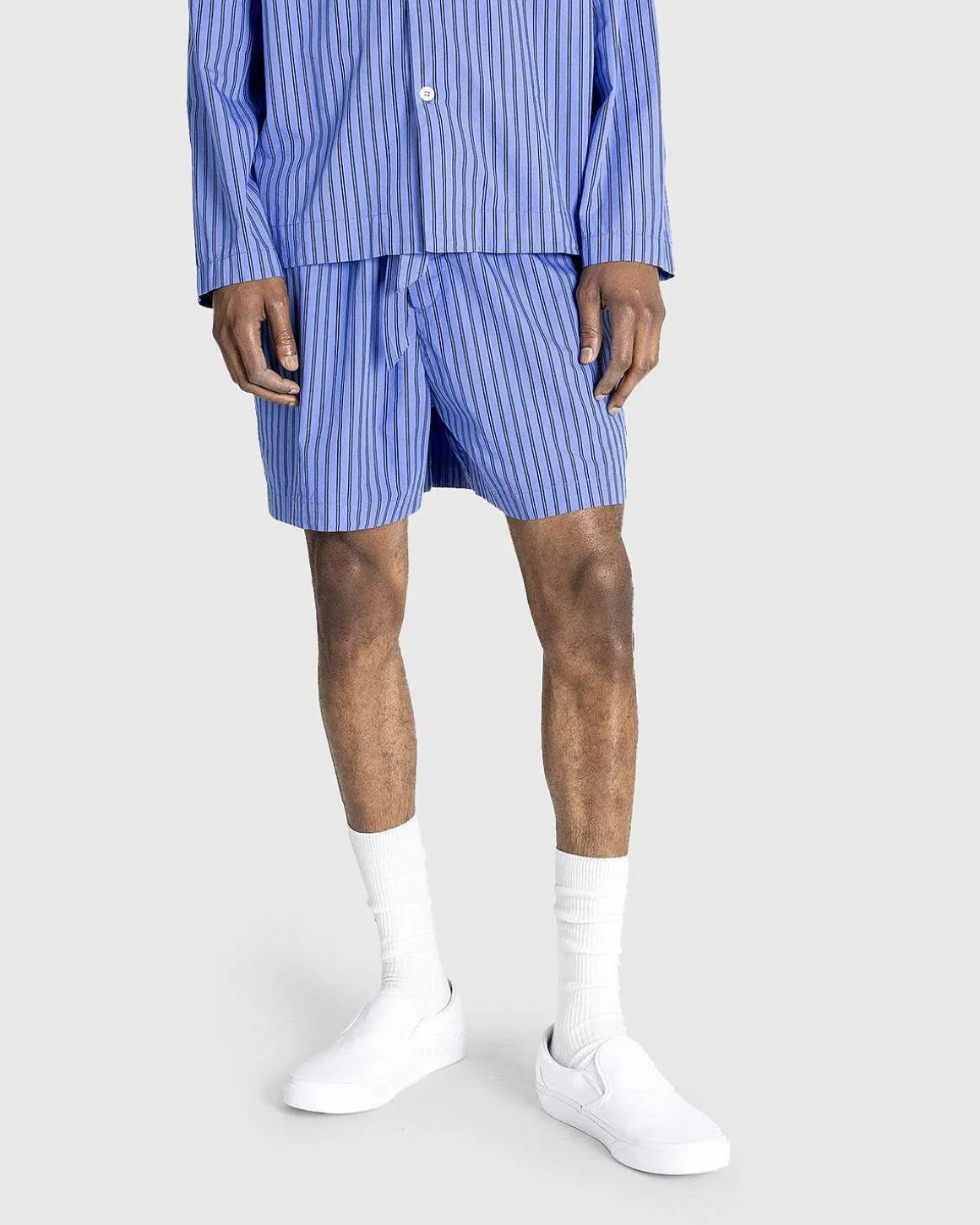 Poplin Pyjamas Shorts Boro Stripes