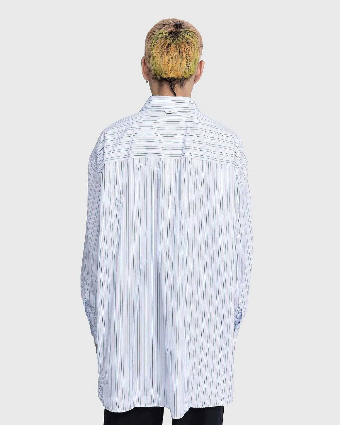 Popover Skjorte Blue Stripe