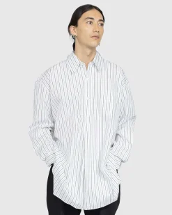 Popover Skjorte Olympic White Stripe
