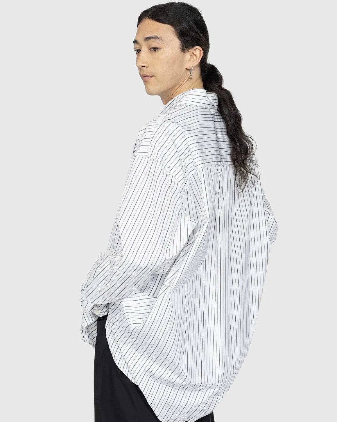 Popover Skjorte Olympic White Stripe