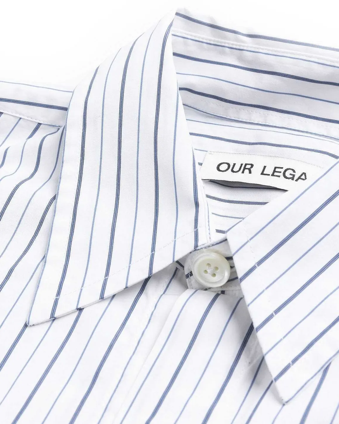 Popover Skjorte Olympic White Stripe