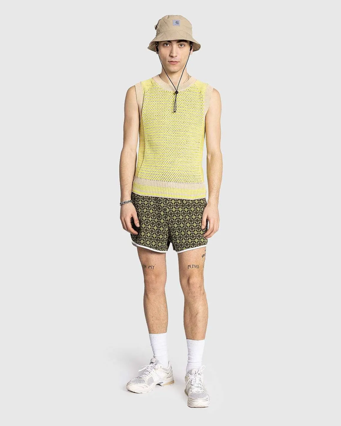 Power Shorts Oliven/Morkebrun